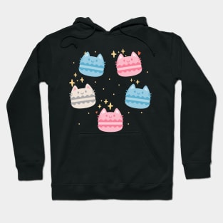 Transgender Kawaii Macaron Cats Hoodie